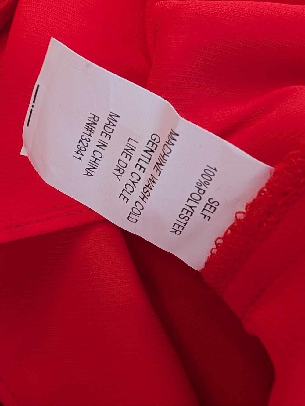 Amanda Uprichard Red Short-Sleeve Mini Dress with Rosette & Ruffle - Picture 6 of 11